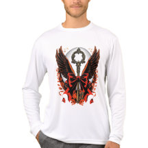 Gothic Velvet Bow Key with Wings & Moon