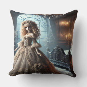 Gothic Victorian Doll – Enchanted Dark Cushion