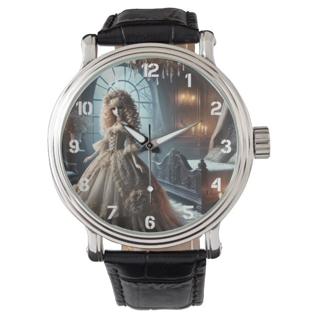  Gothic Victorian Doll – Enchanted Dark Watch (Front)