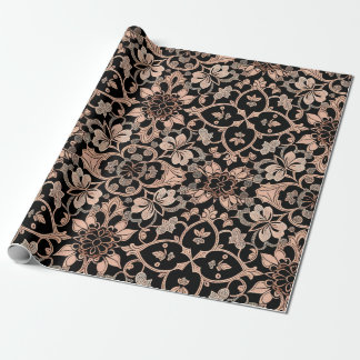 Gothic Victorian lace Inspired design Wrapping Paper