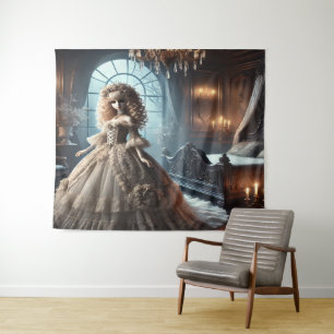 Gothic Victorian Lady – Dark Bedroom Art Tapestry
