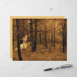 Gothic Vintage Angel Brown Forest Trees