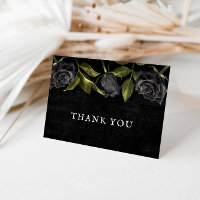 Gothic Vintage Black Rose Bridal Shower