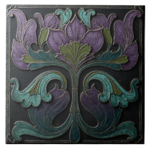 Gothic Vintage Bloom Tile