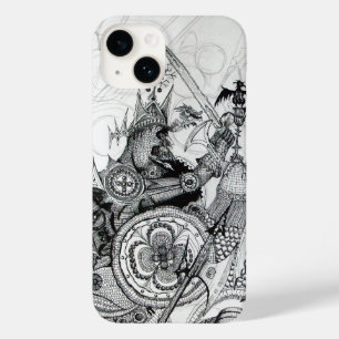GOTHIC WARRIORS Black White Fantasy Case-Mate iPhone 14 Case