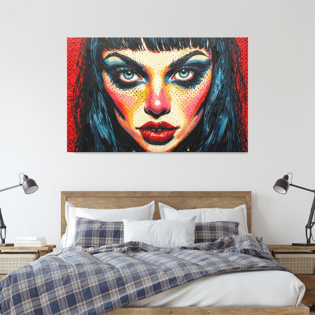 GOTHIC WASTELAND 2 CANVAS PRINT (Insitu(Bedroom))