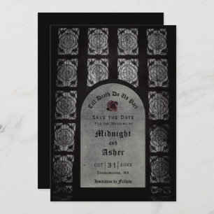 Gothic Wedding Arch Save The Date 