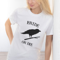 Gothic Wedding Bachelorette Party Custom Crow