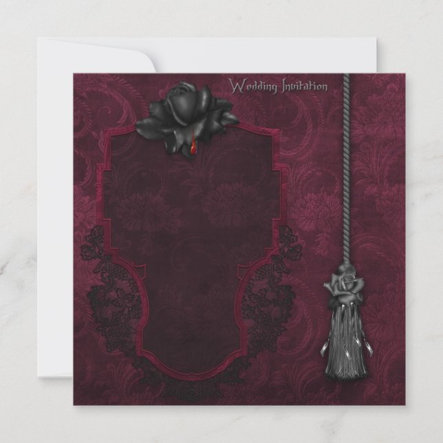 Gothic Wedding Invitation (Front)