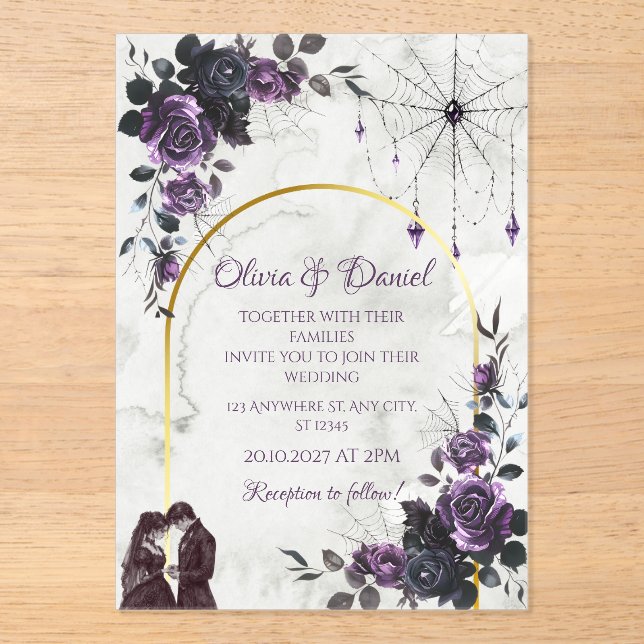 Gothic Wedding Invitation (Front)
