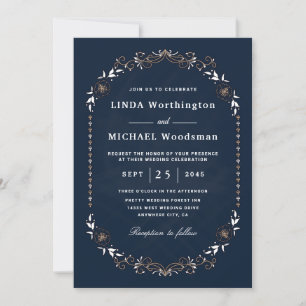 Gothic wedding invitations