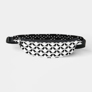 Gothic Wedding Kissing Ravens Patterned Bum Bags