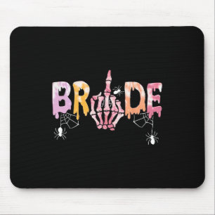 Gothic Wedding Spooky Halloween Skeleton Bride Jus Mouse Mat