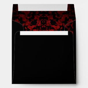 Gothic wedding square envelopes