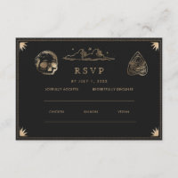 Gothic Wedding Wedding Website | RSVP QR Cod