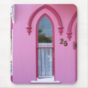 Gothic Window and Snow - Martha's Vineyard Mouse Mat