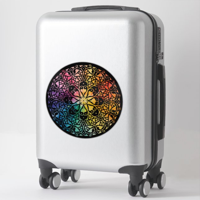 Gothic Window Rainbow Pride (Suitcase)