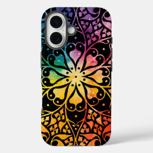 Gothic Window Rainbow Pride iPhone 16 Case