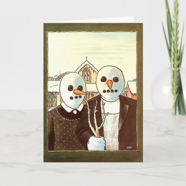 Gothic Winter Holiday Card (Front)