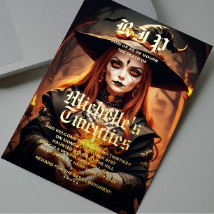 Gothic Witch 30th Birthday Adult Halloween Party