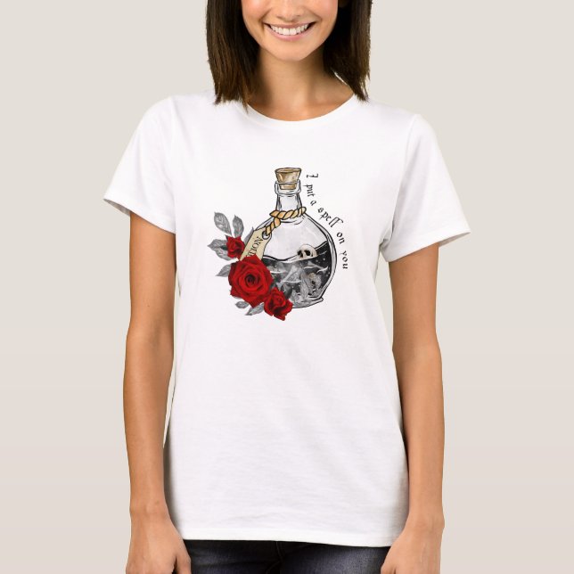 Gothic Witch Love Potion T-Shirt (Front)