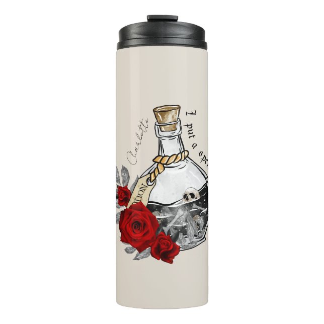Gothic Witch Love Potion Thermal Tumbler (Front)
