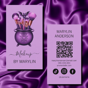 Gothic Witch-Themed Makeup Brush Set  Business Card