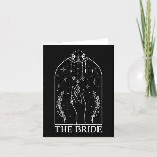 Gothic Witchy Bride Coven Tarot Matching Bachelore Card