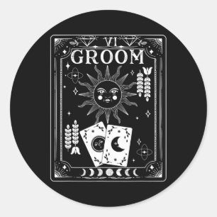 Gothic Witchy Coven Classic Round Sticker