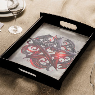 Gothic Wizardry   Glowing Pentagram with Flourish Tissue Paper