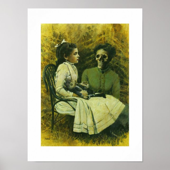 Gothic Wolf Child Fine Art Print (Front)