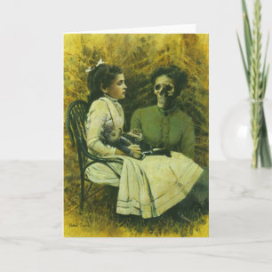 Gothic wolfchild Greetings Card