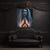 Gothic Woman with Crucifix