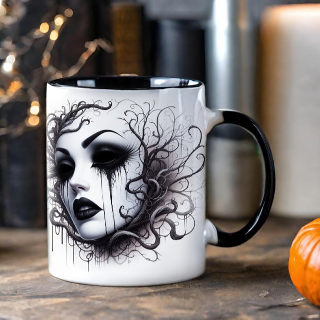 Gothic Womans face Mug (Creator Uploaded)