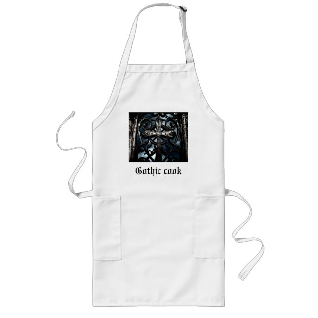 Gothic wrought iron celtic cross apron (Front)