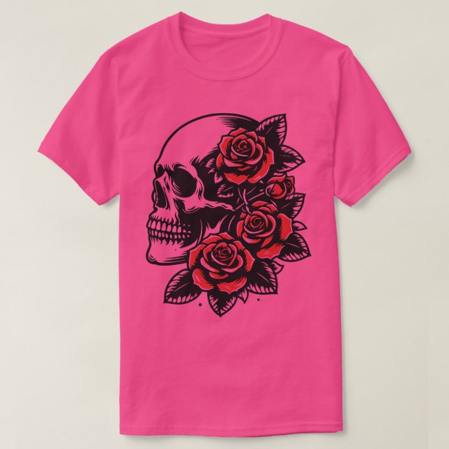 gothicand roses 1 T-Shirt (Design Front)