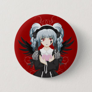 Gothloli 6 Cm Round Badge