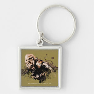 Gothmog Orc Vector Collage Key Ring