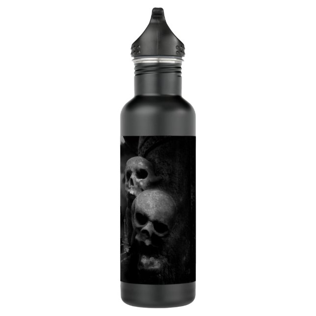 Goths, Gothic Graveyard 710 Ml Water Bottle (Right)