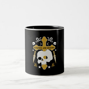 Goths Skull And Cross Two-Tone Coffee Mug