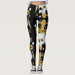 Goths Skull And Cross Wold Goth Day Leggings