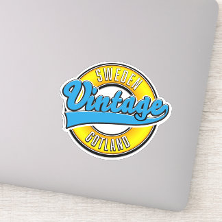 Gotland Sweden vintage style logo