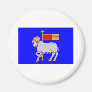 Gotlands län flag magnet