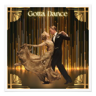 Gotta Dance – Vintage Ballroom Art Deco Poster