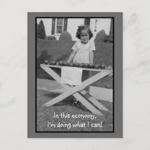 Gotta do whatcha can! postcard