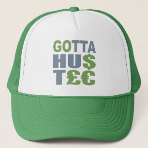 GOTTA HUSTLE / HU$T£€ hat - choose colour