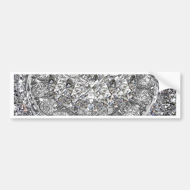 Gotta Lotta Diamonds Background Bumper Sticker (Front)