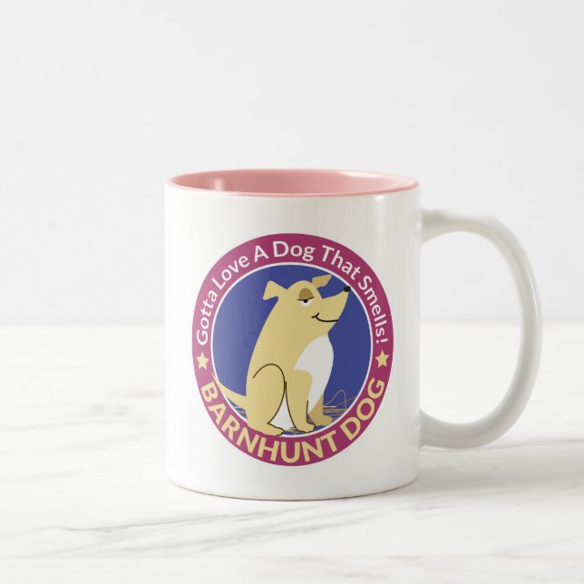 "Gotta Love A Dog That Smells" Barn Hunt Mug (Right)