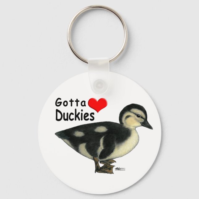 Gotta Love Duckies Key Ring (Front)