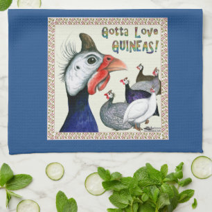 Gotta Love Guineas! Tea Towel